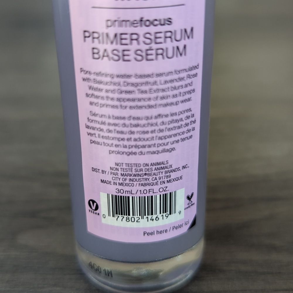 wet n wild Lavender Primefocus Primer Serum Pores Refiner - Picture 4 of 4